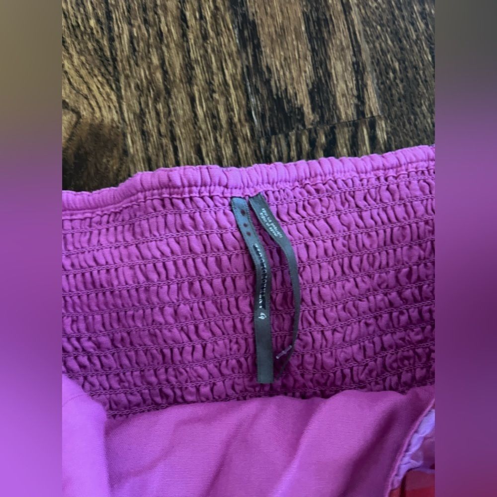 By Anthropologie XL By Anthropologie Strapless Tiered Maxi Dress - Picture 6 of 7